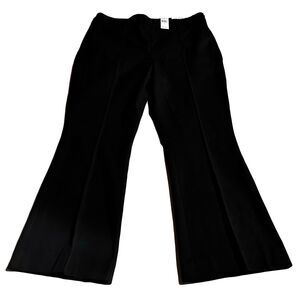 LOFT Outlet Women's High Rise Flare Crop Pant Size 12 Black Cropped Pants NWT